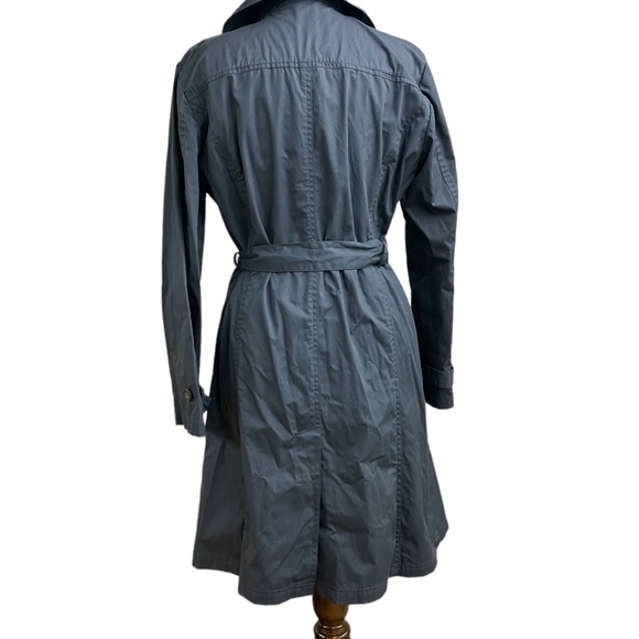 Garnet Hill double breasted trench coat M - Picture 5 of 11